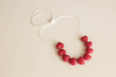 Celebrate Valentine’s Day with Stylish Amore Teething Necklaces