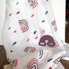 Rainbow Muslin Swaddle Blanket