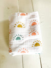 Sunny Muslin Cotton Swaddle Blanket