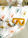 Sunny Muslin Cotton Swaddle Blanket