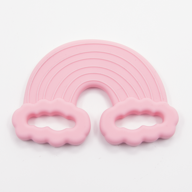 Rainbow teething deals toy