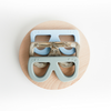Three glasses shaped teething toys 