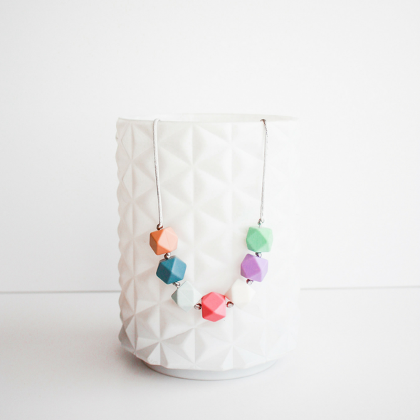 Geo Teething Necklace