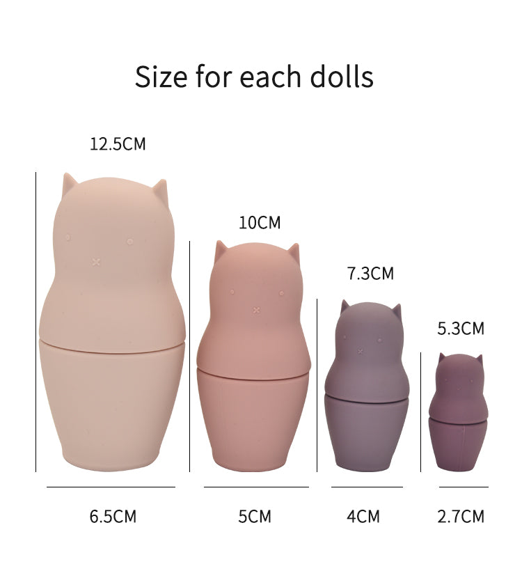 Cat nesting dolls top