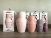 One Set of cat nesting dolls. 4 dolls next to each other. Shows packaging. 